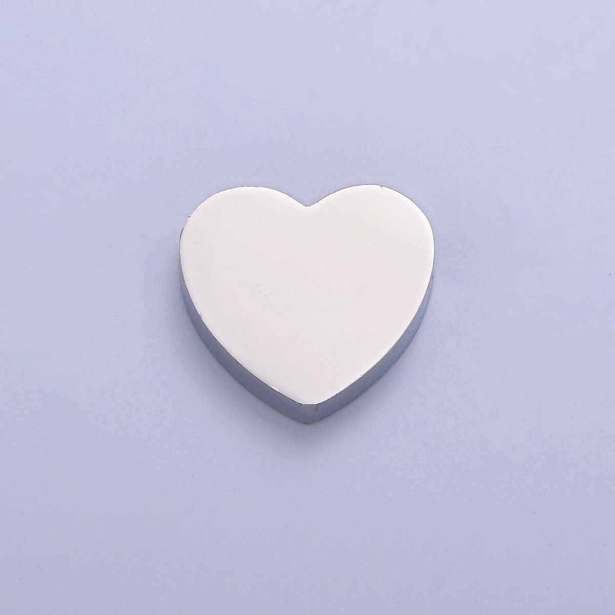 Dainty 9.7x10.6mm Stainless Steel Heart Bead, Jewelry Component For Jewelry Making, W-849 W-850