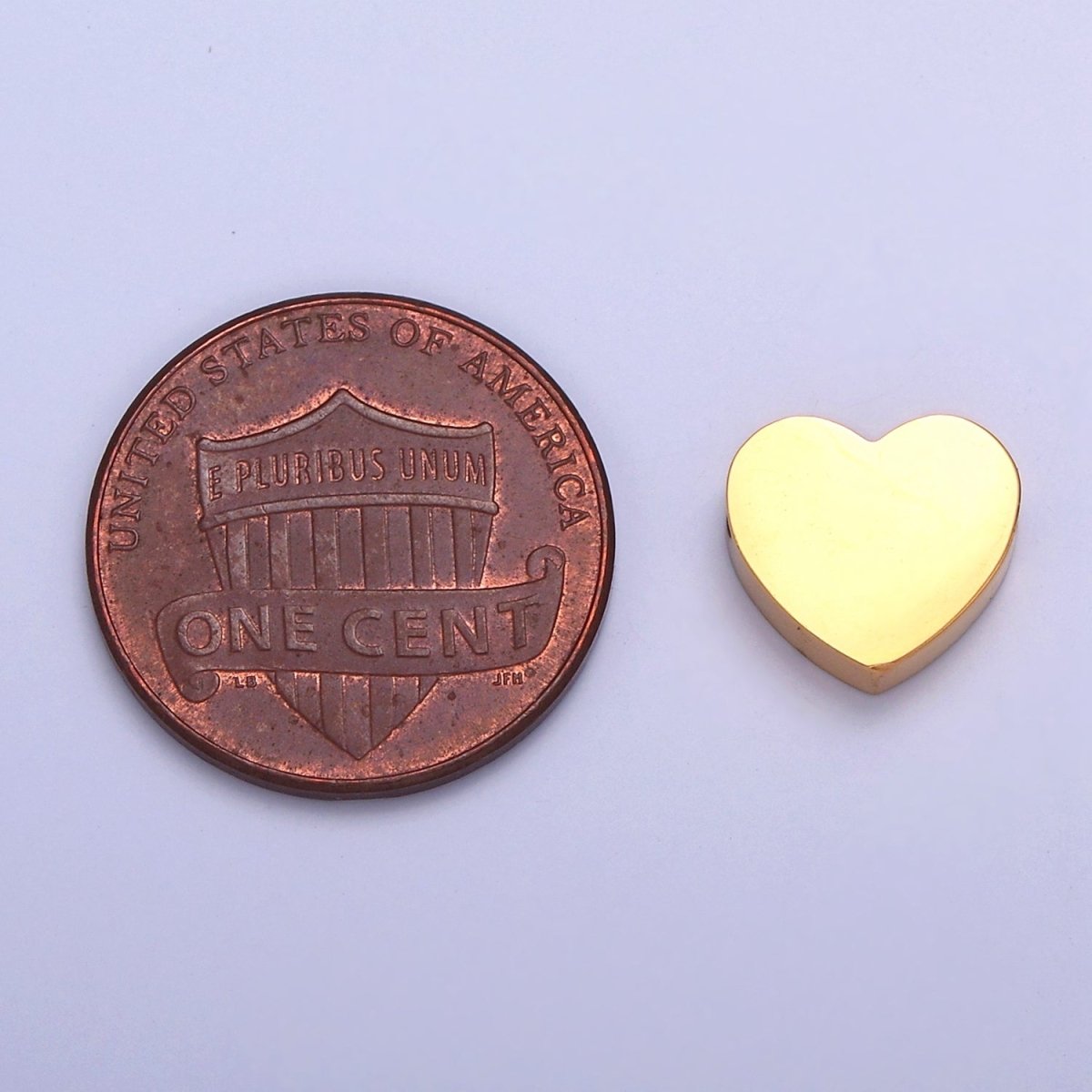 Dainty 9.7x10.6mm Stainless Steel Heart Bead, Jewelry Component For Jewelry Making, W-849 W-850