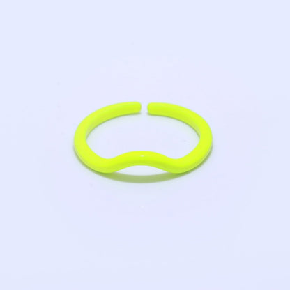 Dainty Acrylic Ring Set - Fashion Resin Acrylic Ring set - Funky Rings - Gift for Her Everyday Y2K Jewelry