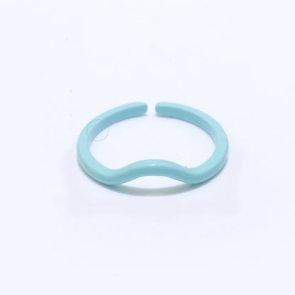 Dainty Acrylic Ring Set - Fashion Resin Acrylic Ring set - Funky Rings - Gift for Her Everyday Y2K Jewelry
