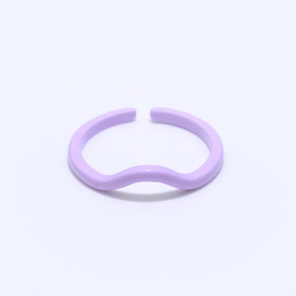 Dainty Acrylic Ring Set - Fashion Resin Acrylic Ring set - Funky Rings - Gift for Her Everyday Y2K Jewelry