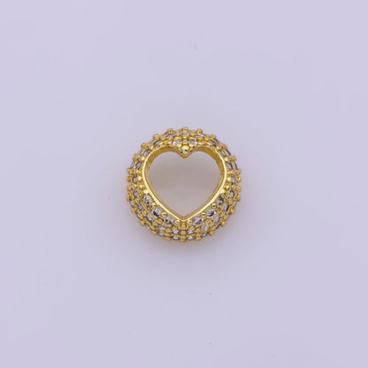 Dainty Bead Hollow Spacer Design Heart Hamsa Hand Moon Star for Bracelet ComponentY-383 Y-389 Y-407 Y-416Y-417