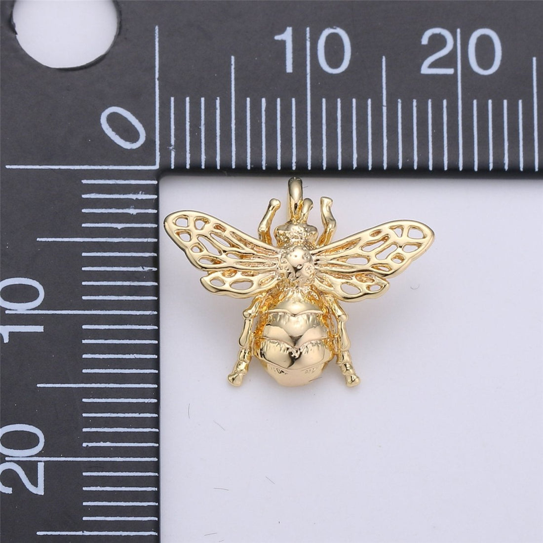 Dainty Bee Charms Gold Filled Insect Charm for Necklace Bracelet | C-654, D-168