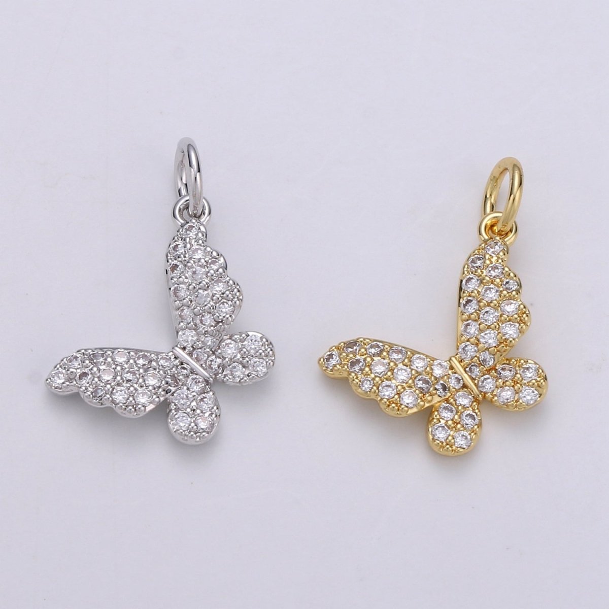 Dainty Butterfly Gold Filled Charm D-688