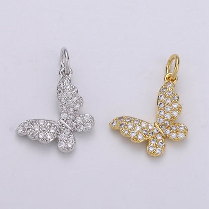 Dainty Butterfly Gold Filled Charm D-688