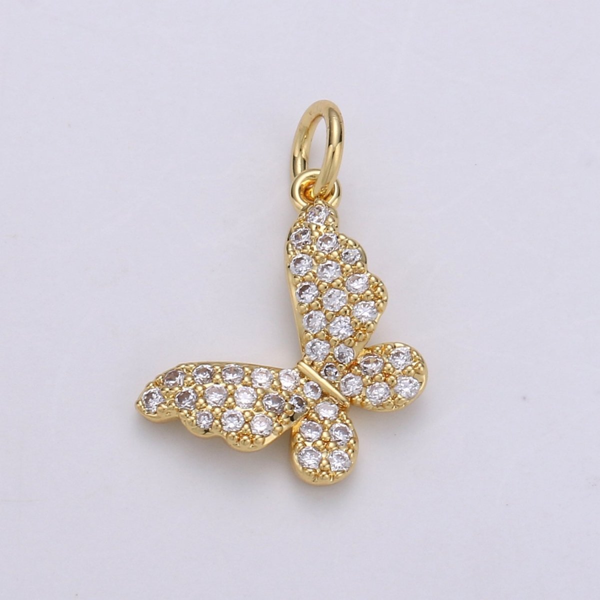 Dainty Butterfly Gold Filled Charm D-688