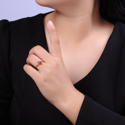 Dainty Dino Ring • Minimalist Dinosaurus Ring • Gold Open Adjustable Ring Cute Kawaii Dino U-151 ~ U-158