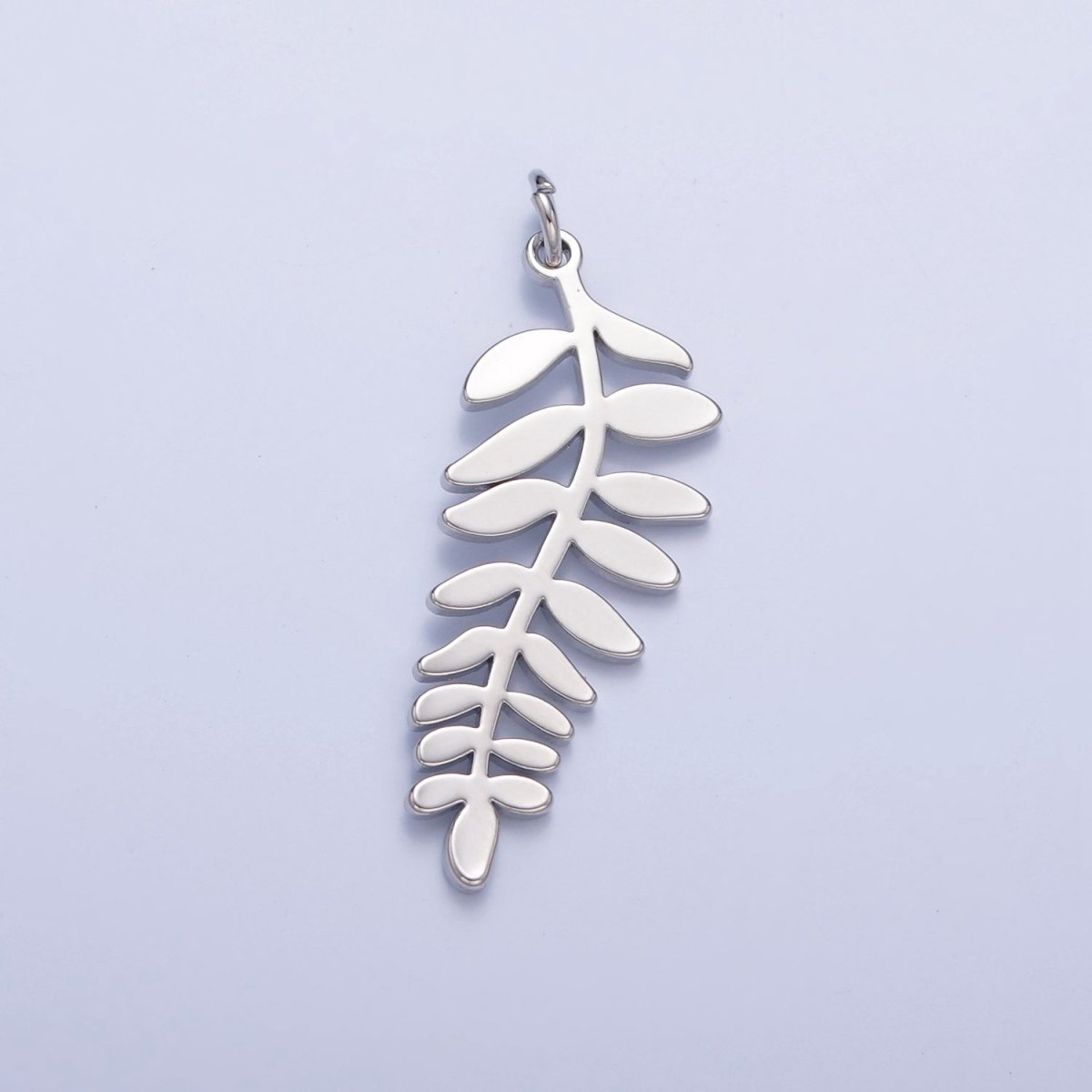 Dainty Flat Nature Palm Leaf Charm For Necklace Bracelet Jewelry Making in 14K or 24K Gold Filled W-253~W-255