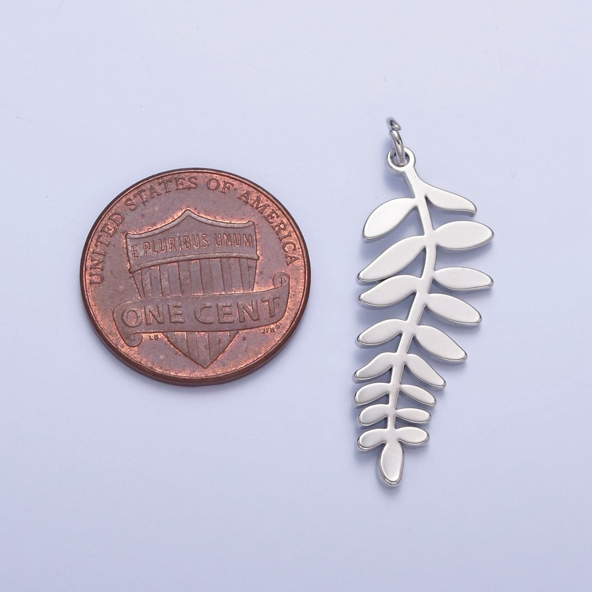 Dainty Flat Nature Palm Leaf Charm For Necklace Bracelet Jewelry Making in 14K or 24K Gold Filled W-253~W-255