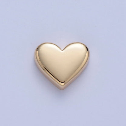 Dainty Gold Filled Heart Bead Spacer for Bracelet Necklace W-852