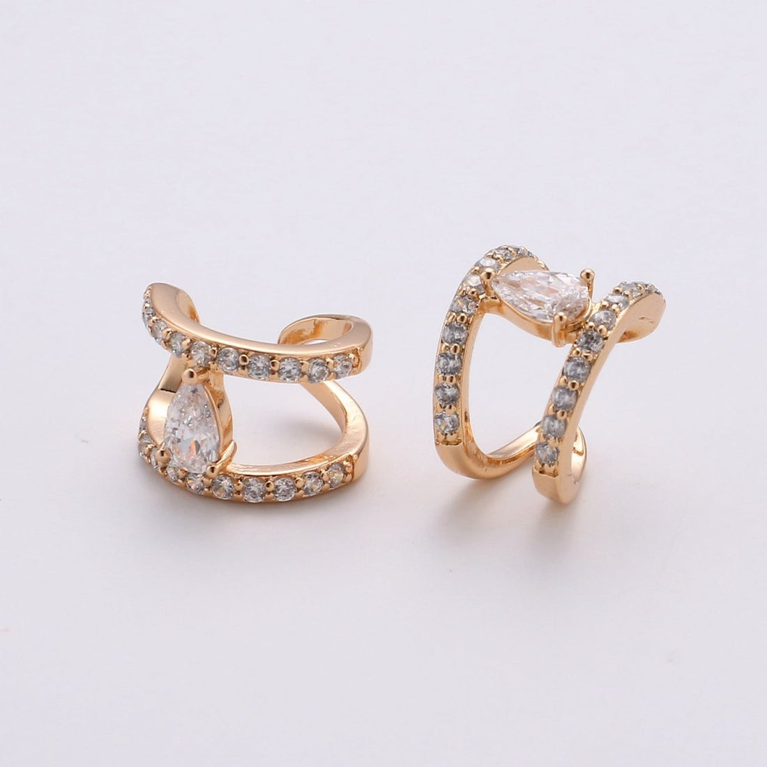 Dainty Gold Filled Minimalist Earcuffs - AI-091