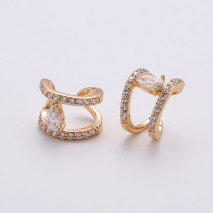 Dainty Gold Filled Minimalist Earcuffs - AI-091