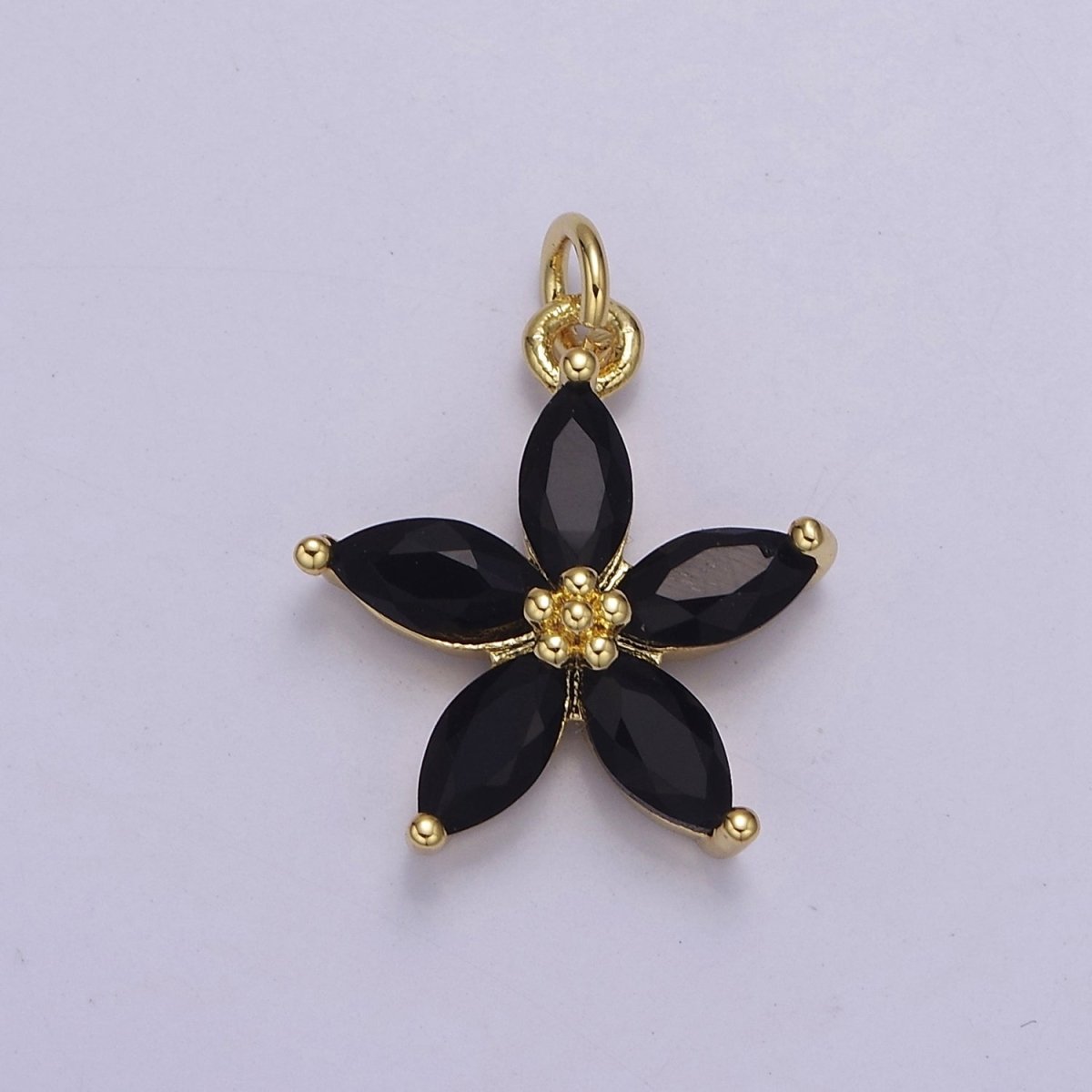 Dainty Gold Five Petal Flower Pendant, Flower Charm, Gold Flower Charm, Earring Bracelet Necklace Making Finding E-448 E-456 E-463 E-466 E-469 E-491 E-510 E-513 E-514 E-549