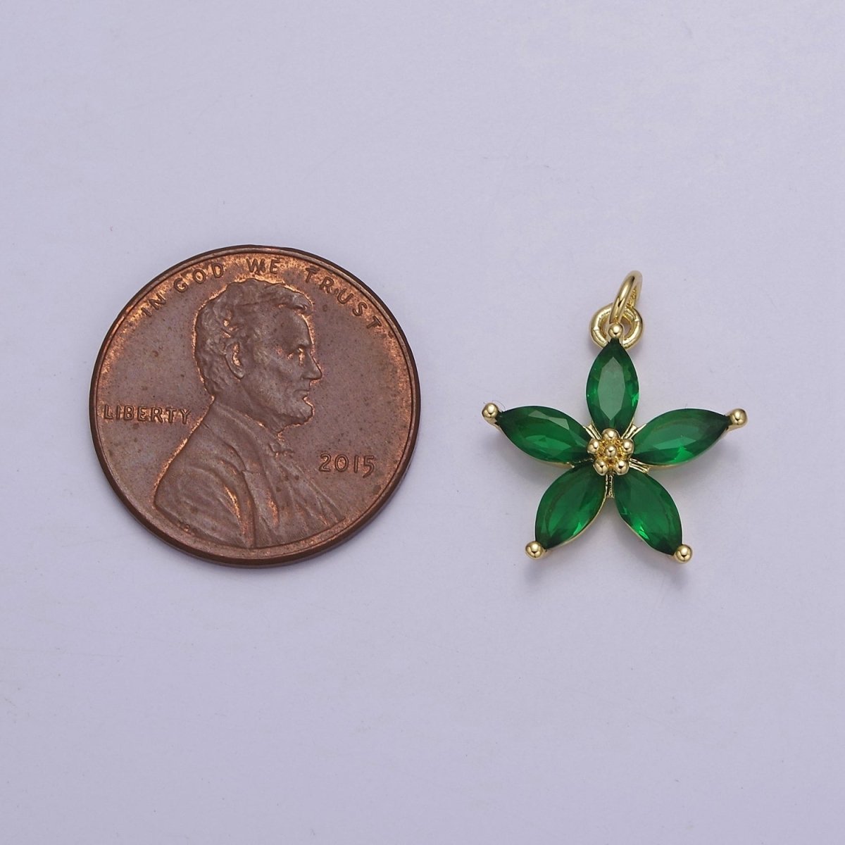 Dainty Gold Five Petal Flower Pendant, Flower Charm, Gold Flower Charm, Earring Bracelet Necklace Making Finding E-448 E-456 E-463 E-466 E-469 E-491 E-510 E-513 E-514 E-549