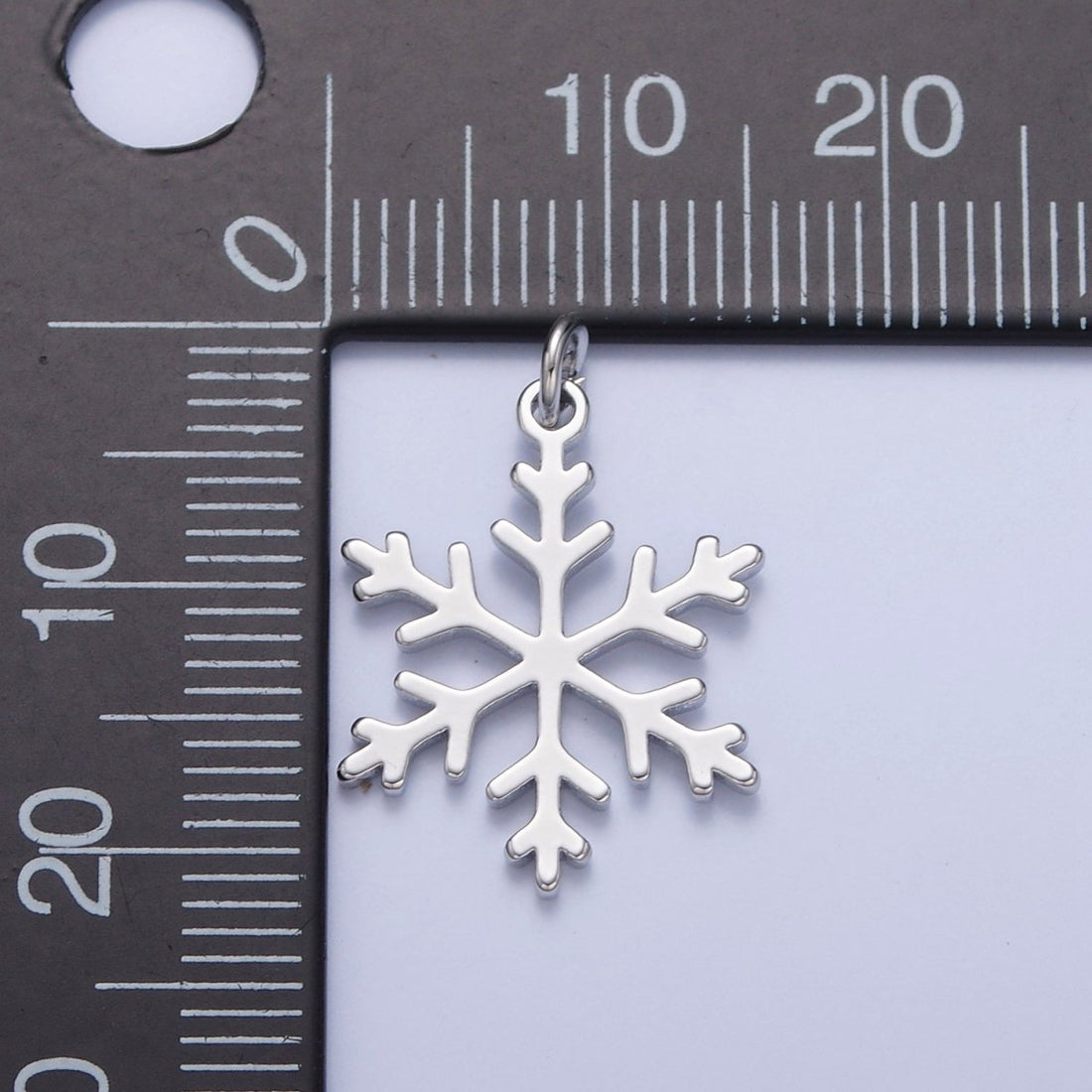 Dainty Gold Flat Snow Pendant Snowflake Charm for Necklace Bracelet Earring 14K or 24K Gold Filled W-155 W-156 W-285