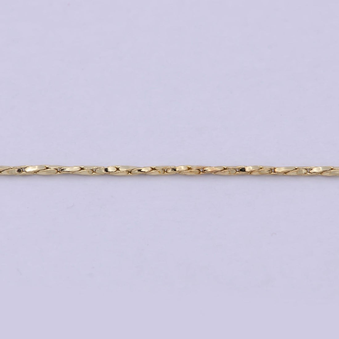Dainty Gold Rope Chain Necklace 17.7 inch for Woman Jewelry Making Supply | WA-807 Clearance Pricing