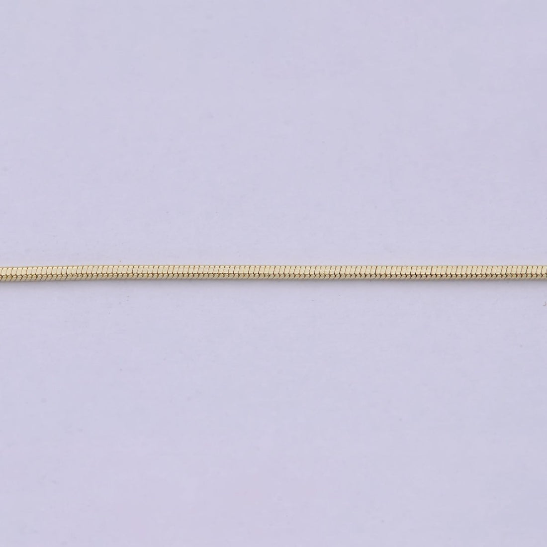 Dainty Herringbone Chain Necklace - 1.1mm 14k Gold Filled Snake Chain - 17.8&amp;19.5 inches Layering Necklace Ready To Wear w/ Lobster Clasp | WA-518 WA-519