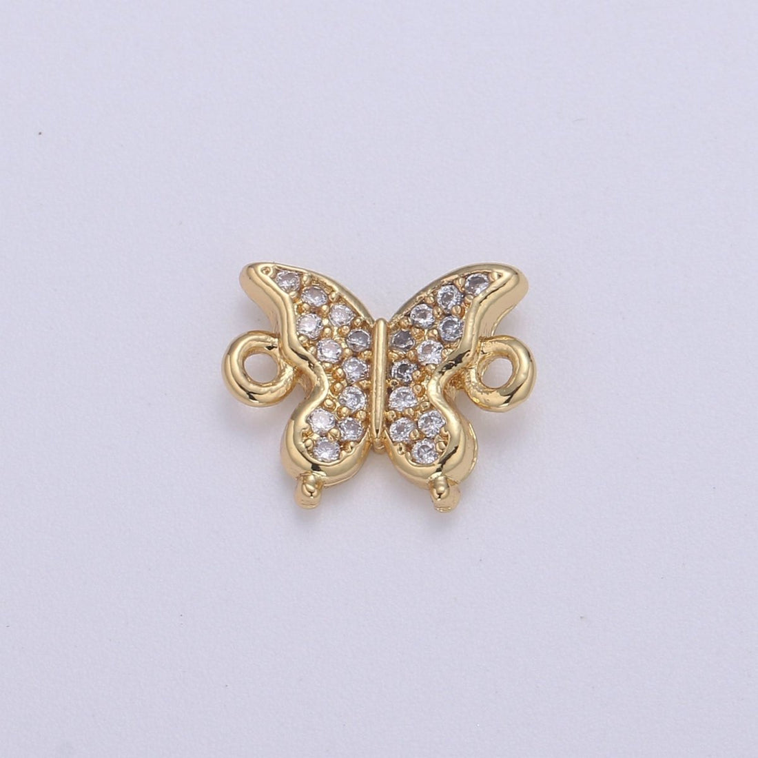 Dainty Little Butterfly Gold Filled Connectors  F-602