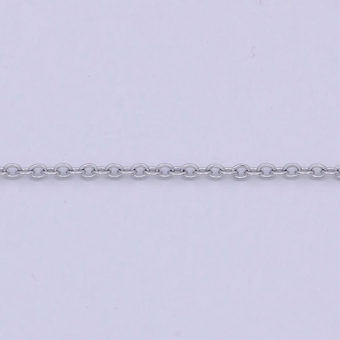 Dainty silver chain finished chain everyday chain, simple silver chain ready to wear 17.0 inch | WA-794 Clearance Pricing