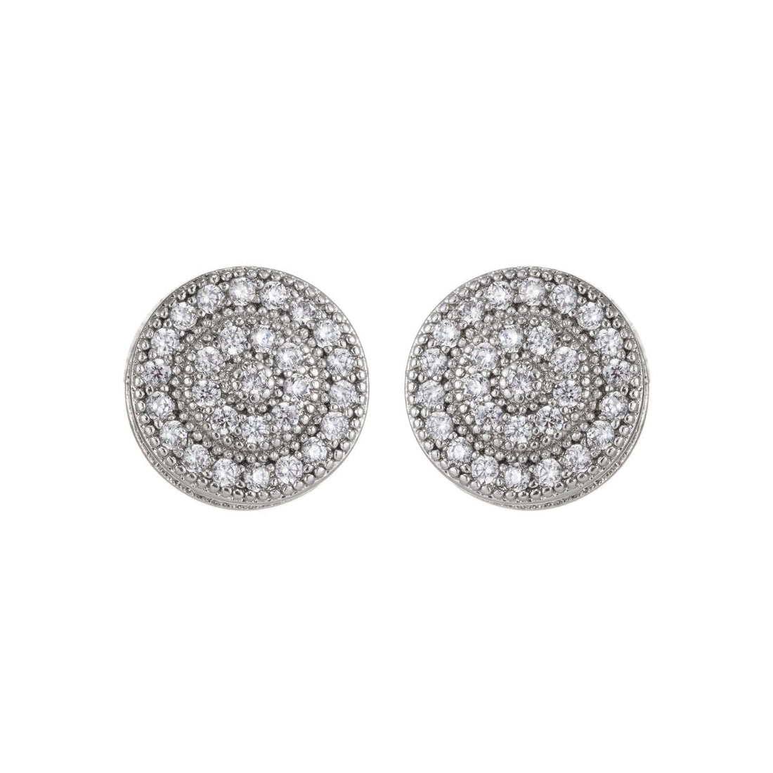 Dainty Silver Geometric Stud Earrings in Clear Cubic Zirconia Micro Pave earring Supply Q-074 Q-076 Q-078 Q-079