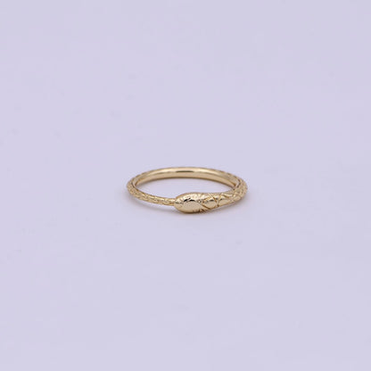 Dainty Snake Charm Ring Serpent Animal Jewelry Inspired N-454