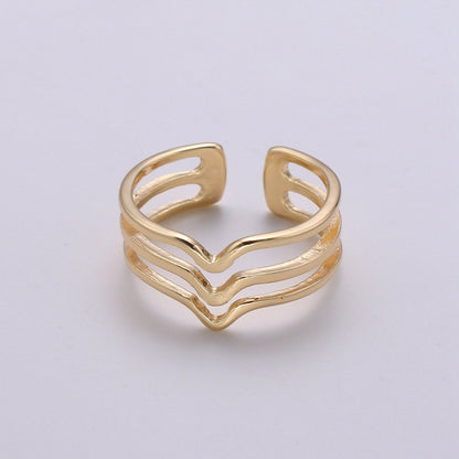 Dainty stacking rings, minimal gold ring set, stacking ring set, Boho Chic Jewelry, Knuckle Ring Set ,minimalist stacking rings, Midi Rings R-146
