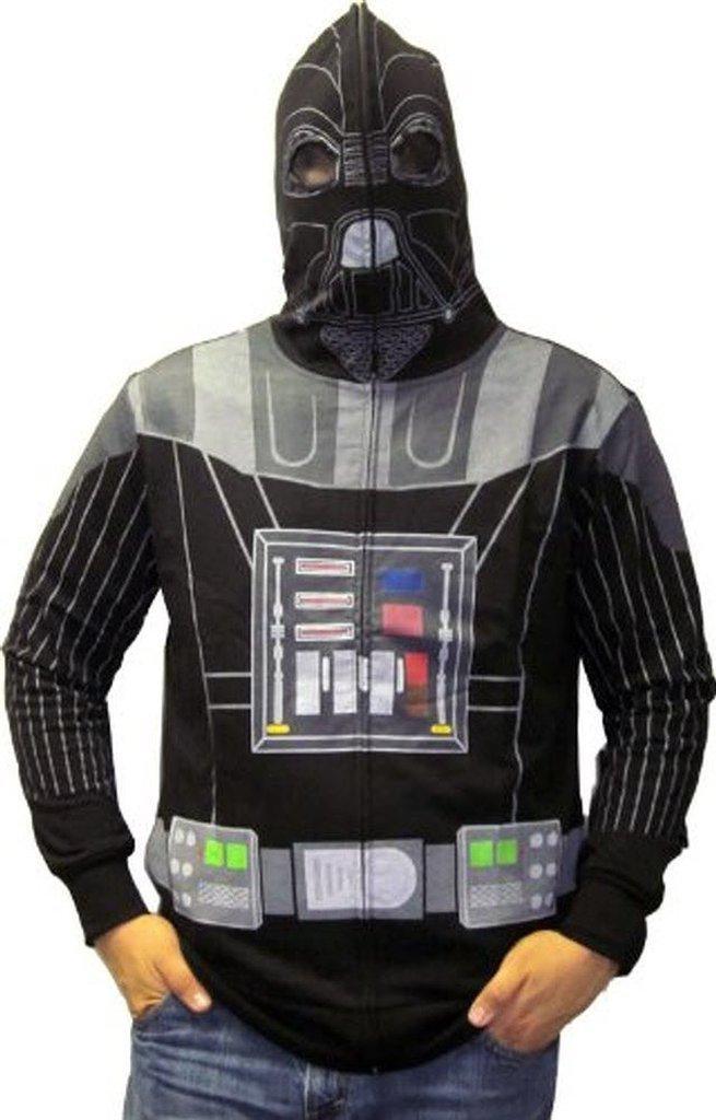 Darth Vader Costume Mask Hooded Sweatshirt Hoodie Jacket