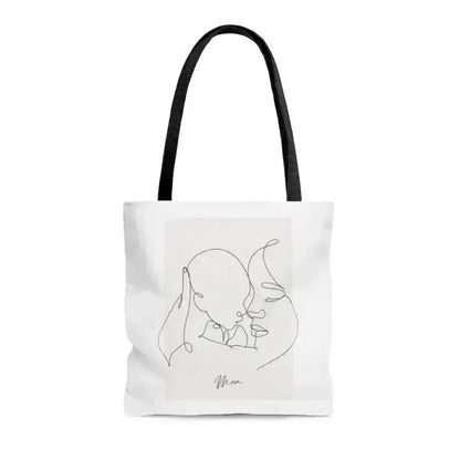 Mom and I Tote Bag - Double-Sided Print Medium Shopper