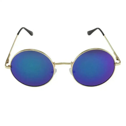 MQ Presley Sunglasses in Gold / Blue