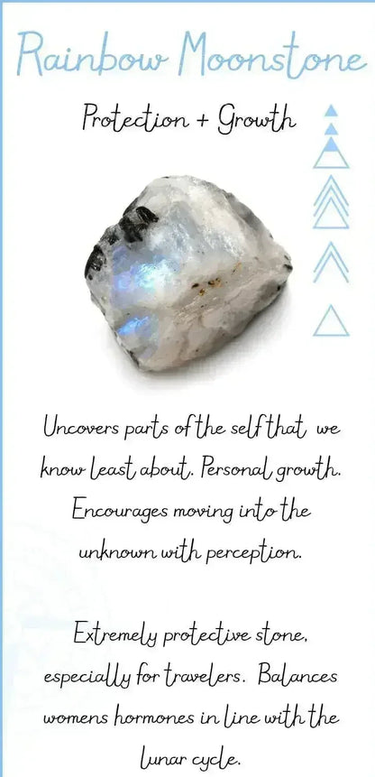 Blue Flash Labradorite &amp; Rainbow Moonstone Stretch Bracelet!