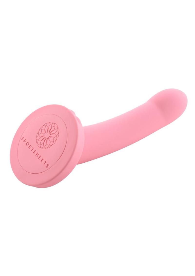 Sportsheets Daze Silicone Vibrating Curved Dildo with Suction Cup