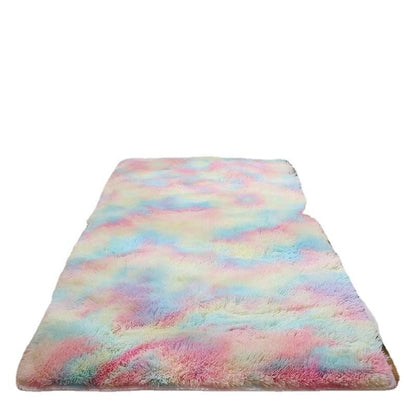 Silk-wool Carpet Bedroom Bedside Living Room Solid Color