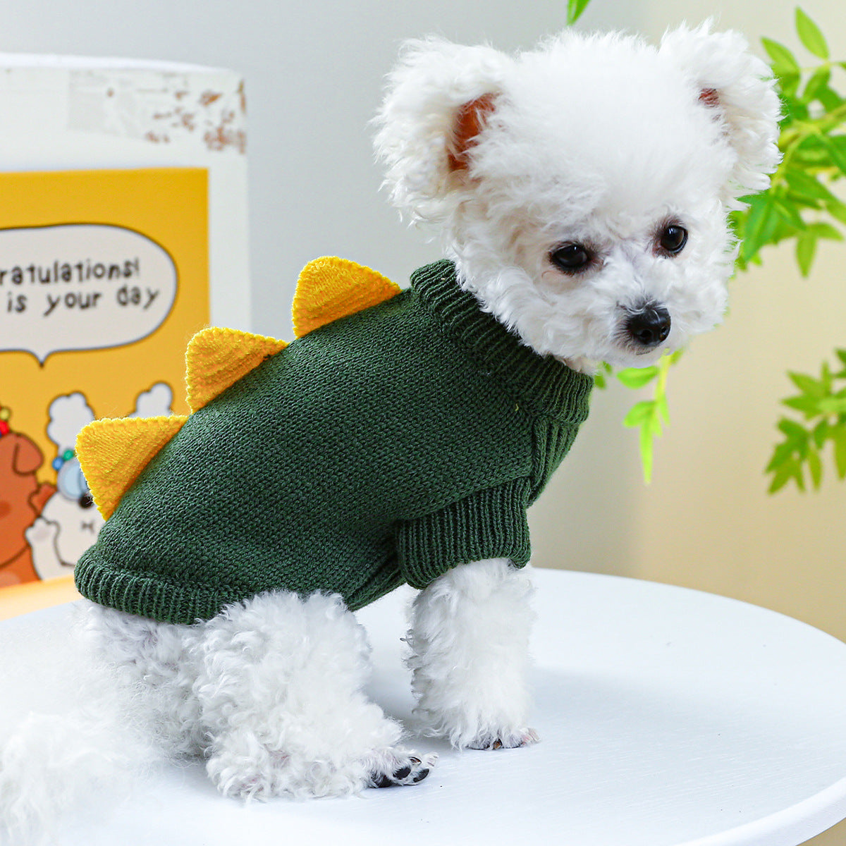 Pet Ring Dog Clothes Warm, Comfortable And Cute