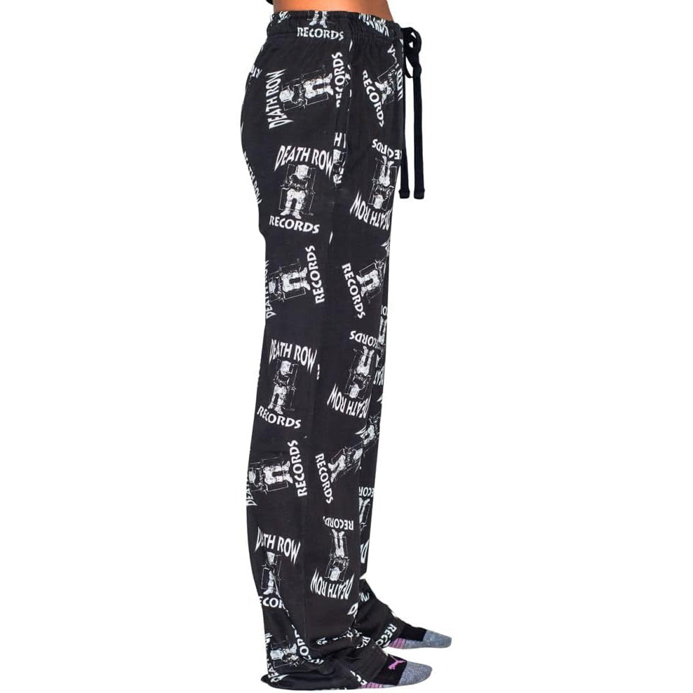 Deathrow Records Logo Toss Adult Sleep Lounge Pants