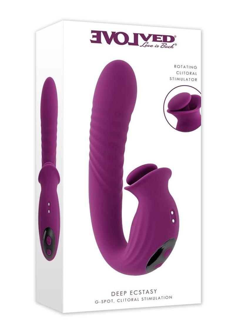 Deep Ecstasy Silicone Rabbit Vibrator
