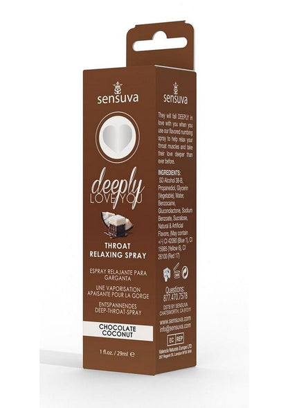 Sensuva Deeply Love You Spray Chocolate Coconut