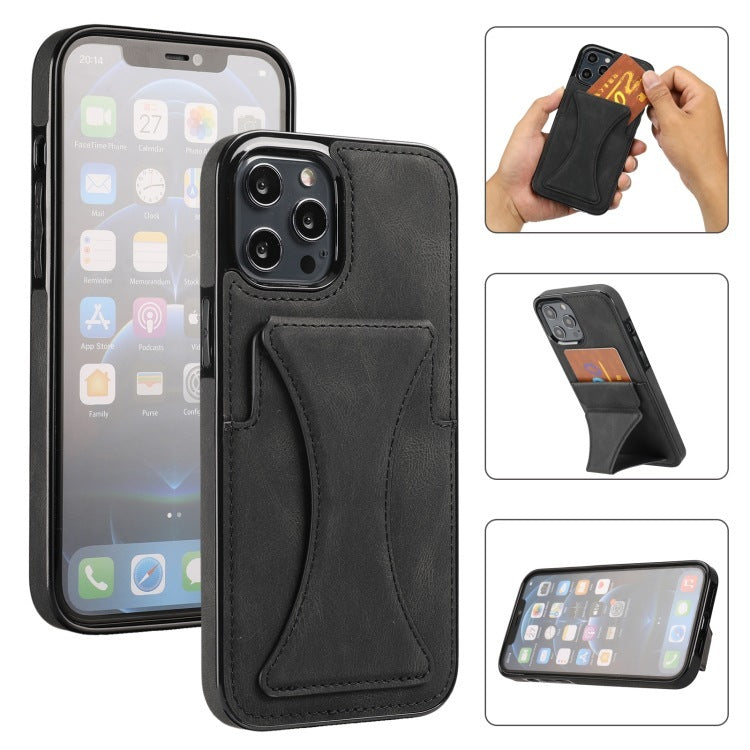 Leather Wallet Phone Case Card Holder Kickstand