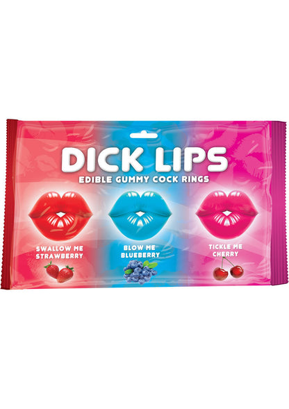Dick Lips Edible Gummy Cock Rings Candy Set