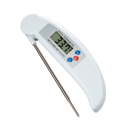 Digital Foldable Thermometer Food BBQ Meat Oven Instant Read Food Thermometer For Cooking Digital Kitchen Thermometer Probe With Backlight &amp; Reversible Display Cooking Thermometer For Folding Kitchen Thermometer For Cooking Water Oil Grill Tools