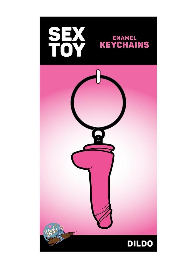 Pink Dildo Keychain