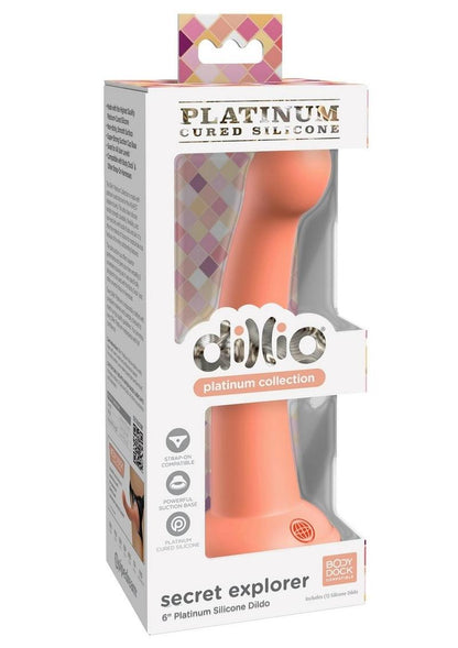 Dillio Platinum Secret Explorer Body Dock Silicone Dildo