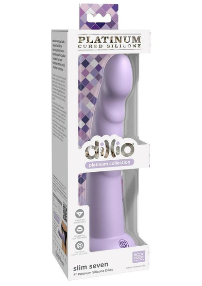 Dillio Slim Seven Lavender Silicone Dildo