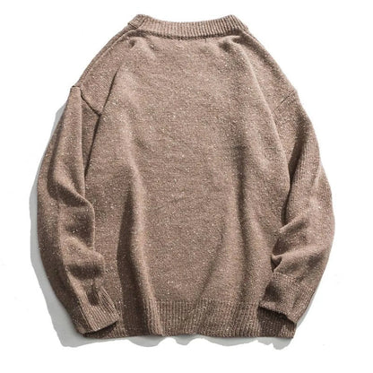 Dinosaur Pattern Knitted Sweater
