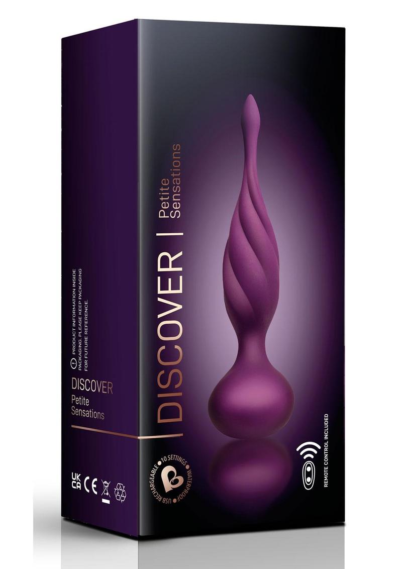 Discover Rechargeable Silicone Anal Vibrator with Remote Controller