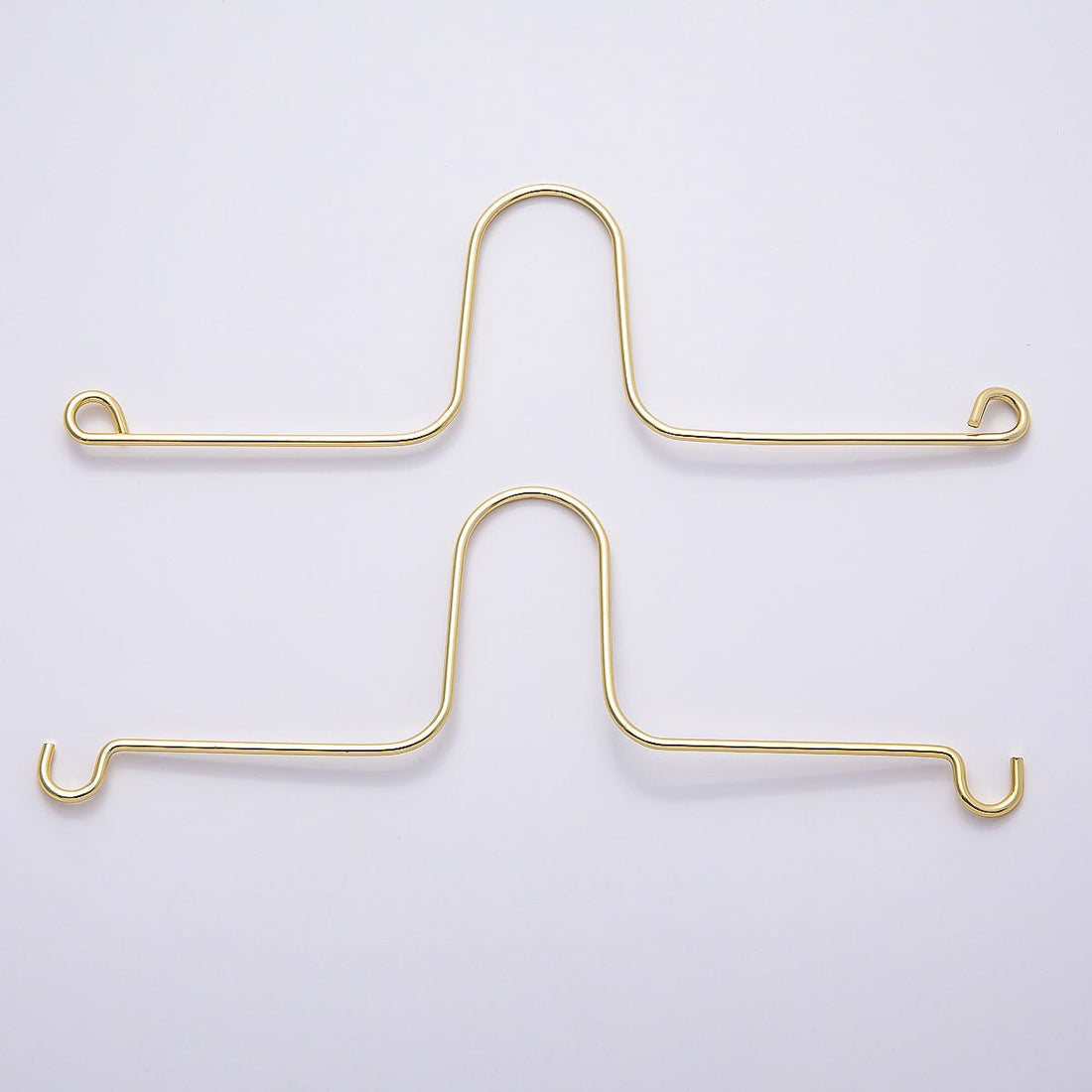 DIY Wire Rearview Mirror Car Charm Hanger Findings Hanging in Gold &amp; Silver | WA-04478 WA-04755