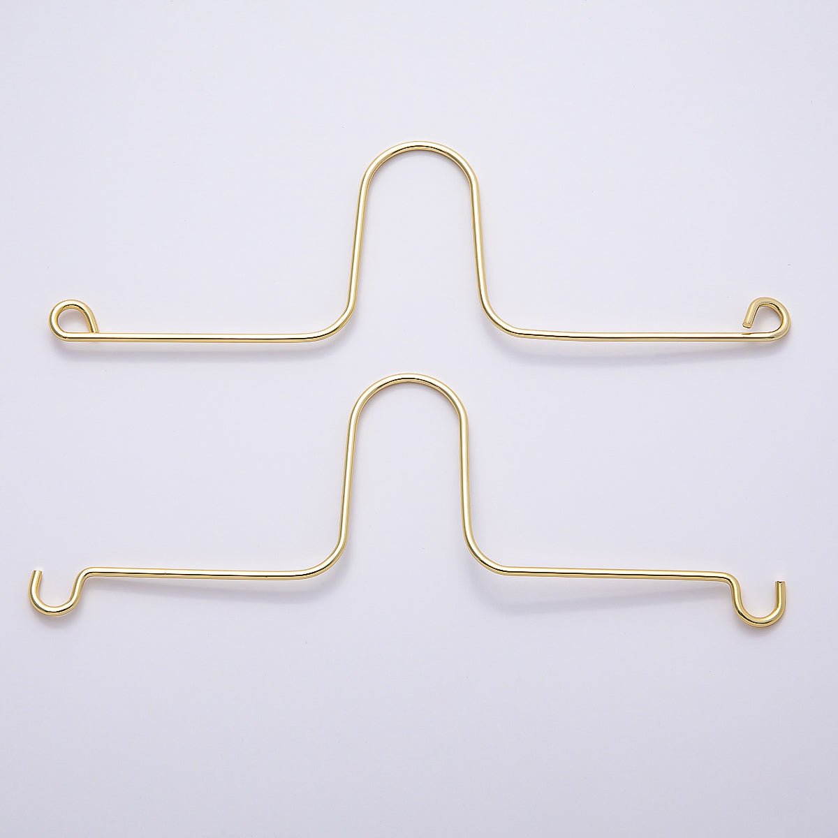 DIY Wire Rearview Mirror Car Charm Hanger Findings Hanging in Gold &amp; Silver | WA-04478 WA-04755