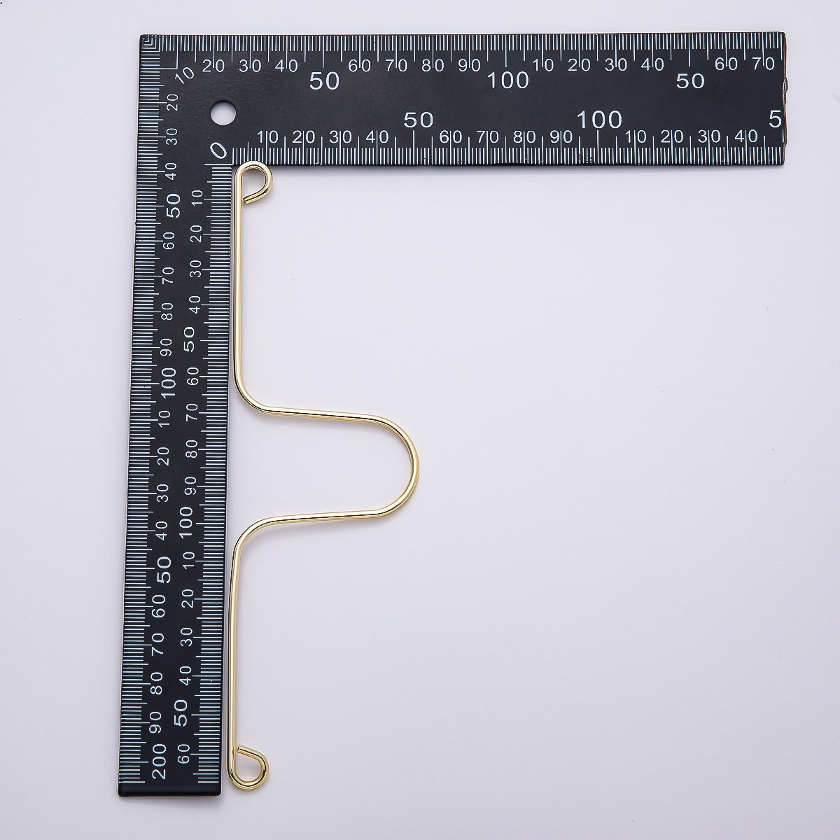 DIY Wire Rearview Mirror Car Charm Hanger Findings Hanging in Gold &amp; Silver | WA-04478 WA-04755