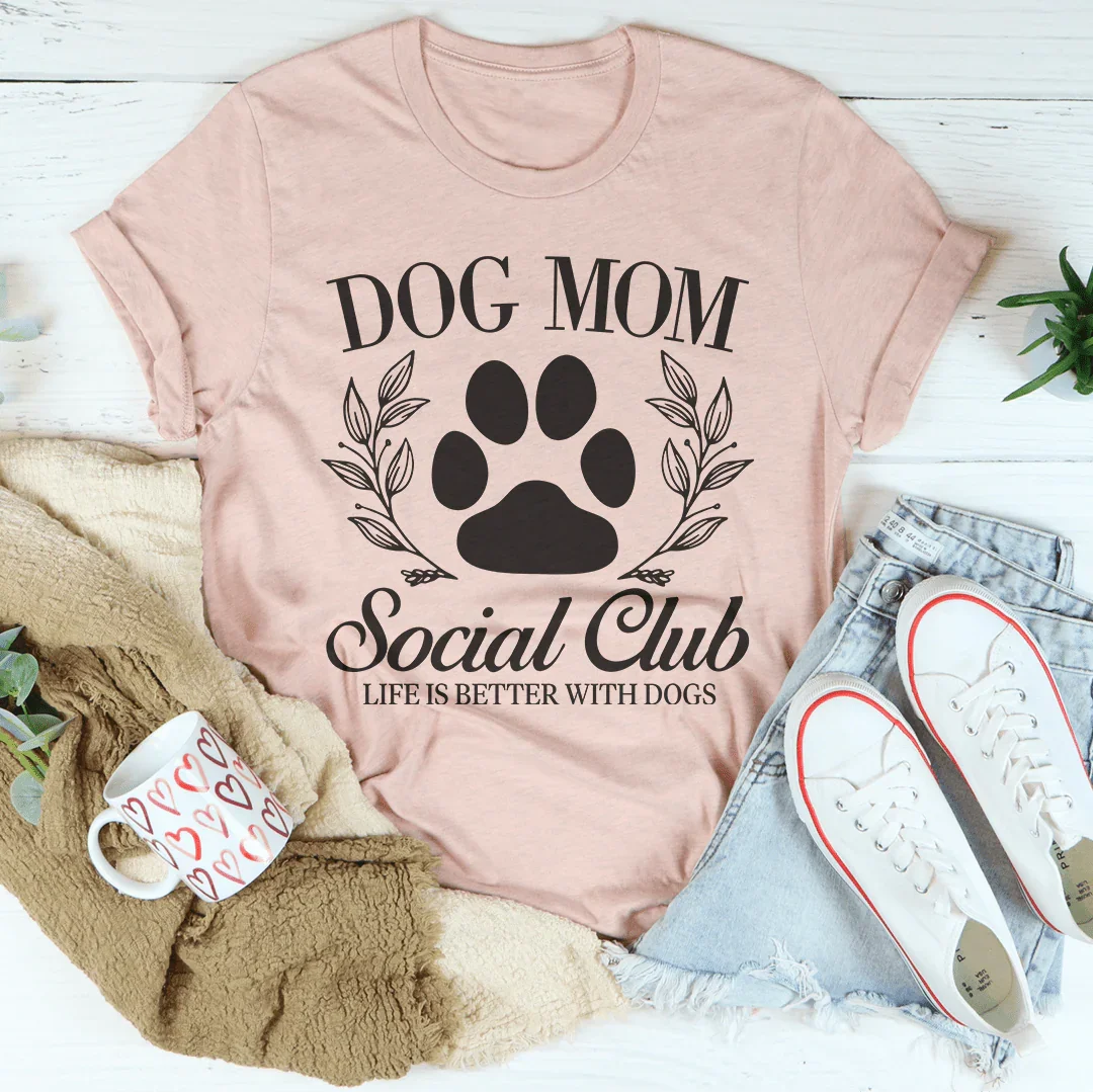 Dog Mom Social Club Tee