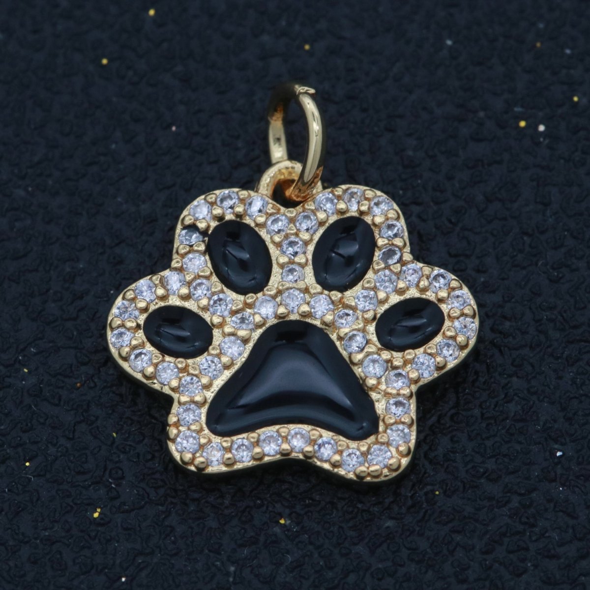 Dog Paw Gold Filled Charms M-648 - M-657