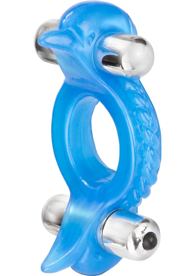 CalExotics Double Dolphin Vibrating Cock Ring